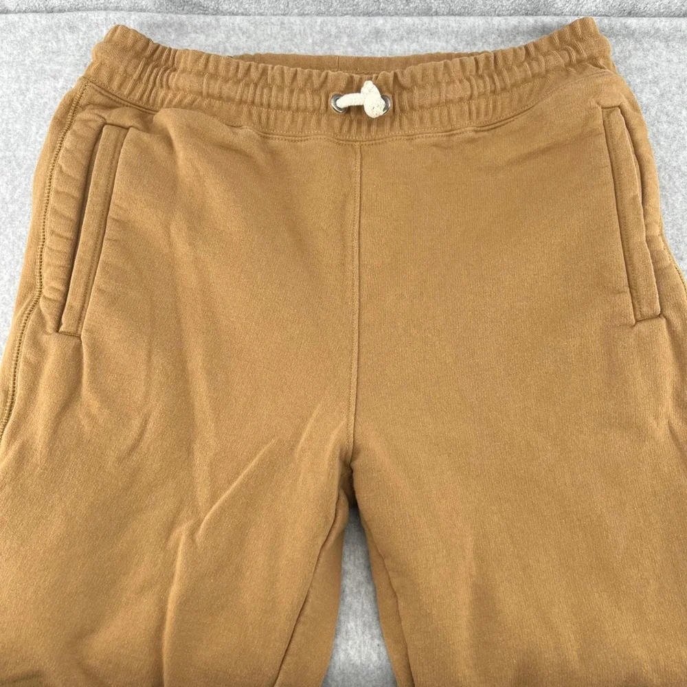 The North Face Mens Heritage Patch Joggers Brown Fleece Sweatpants Medium
